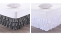 Sweet Home Collection Waterfall 3-Layer Ruffled Queen Bedskirt